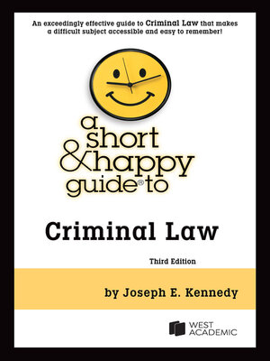 cover image of A Short & Happy Guide to Criminal Law